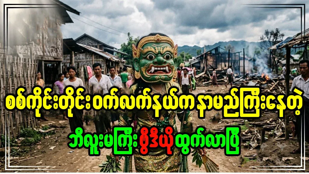 A video of a famous monster from Sagaing Division