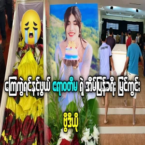 Video of famous celebrity Ayeyarwady Ma's journey home