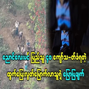 Video of a survivor of the Nyaung Lay Pin ground situation