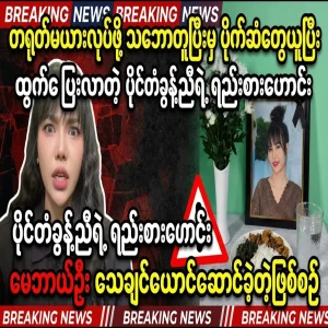 Paing Takhon's girlfriend has personally addressed the matter