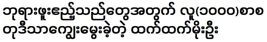 ดาราโฆษณา ธันธรรม โมอู้ บริจาคอาหารให้ผู้แสวงบุญ