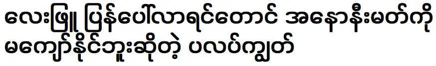 เขาบอกว่าถึงแม้นักร้องจะปรากฏตัวเขาก็ไม่สามารถโฆษณาได้