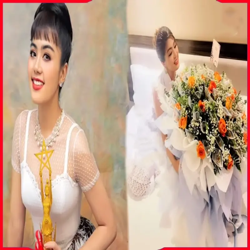 Soe Peyae Thazin received a birthday surprise with diamond