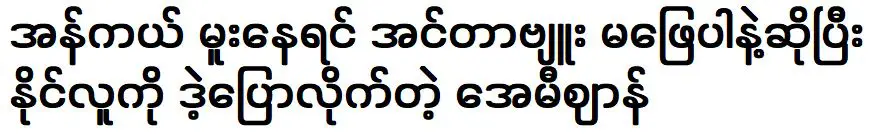 เอมี่ แซน ที่เคยเตือนเจ้าชายไนลูว่าอย่าให้สัมภาษณ์กับลุง