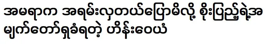 ไฮเนอ วายันไม่ค่อยบอกโซเป็งเพราะว่าอมราสวยมาก