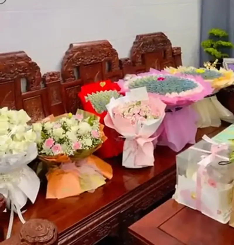 Poe Kyar Phyu Khin got a house full of birthday presents