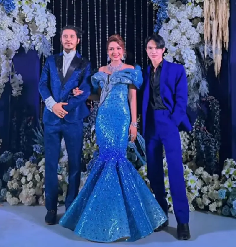 Irin Zimar Myint's wedding was celebrated with great fanfare