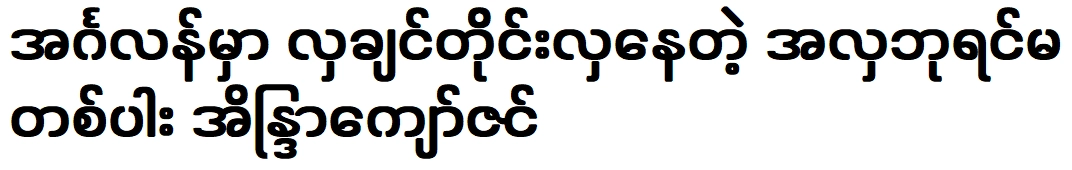 Eaindra Kyaw Zin is known as a beauty queen in England