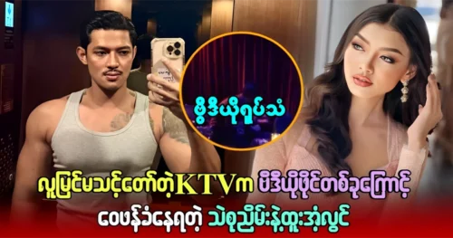 Miss Thae Su Nyein and Ent Htoo Lwin were famous with a video